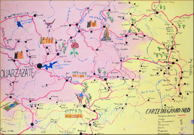 Une porte sur l'été Carte
